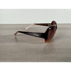 Cole Haan C680 Women’s Sunglasses Brown Gradient Oversized Tortoise Frame 56mm